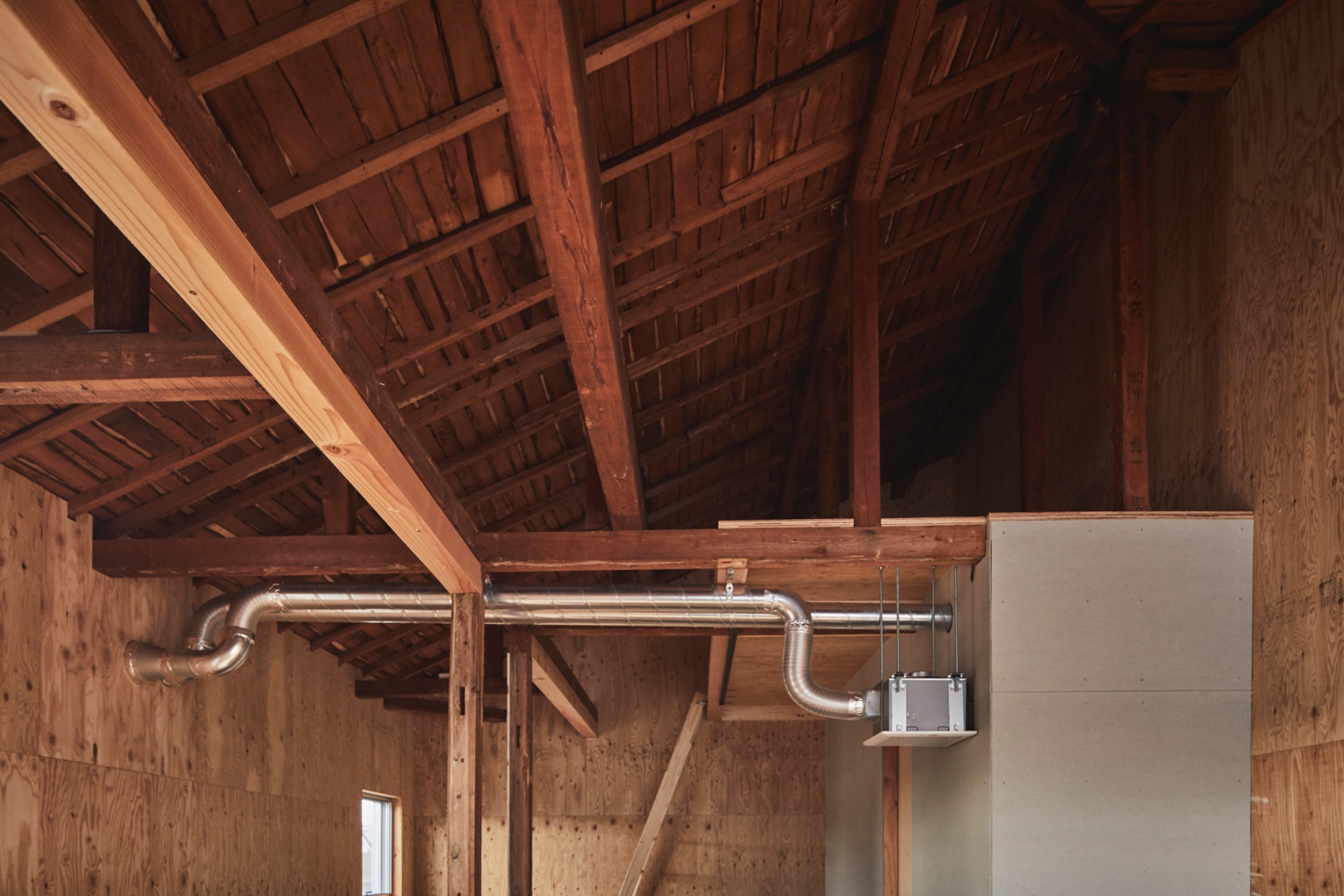 大阪市南吹田琥珀街の木造賃貸アパートのリノベーション内観diy